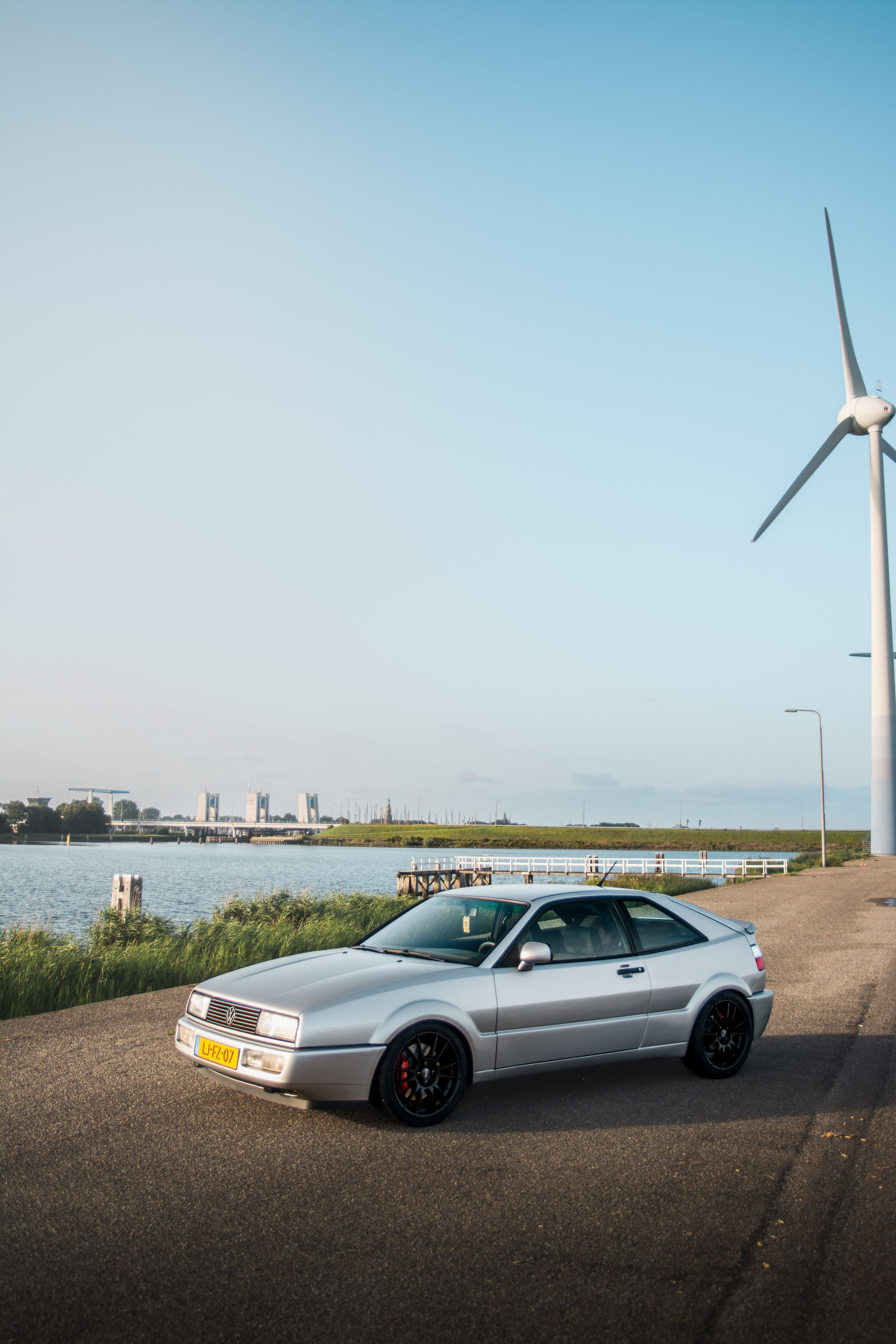Corrado front three-quarter with windmill