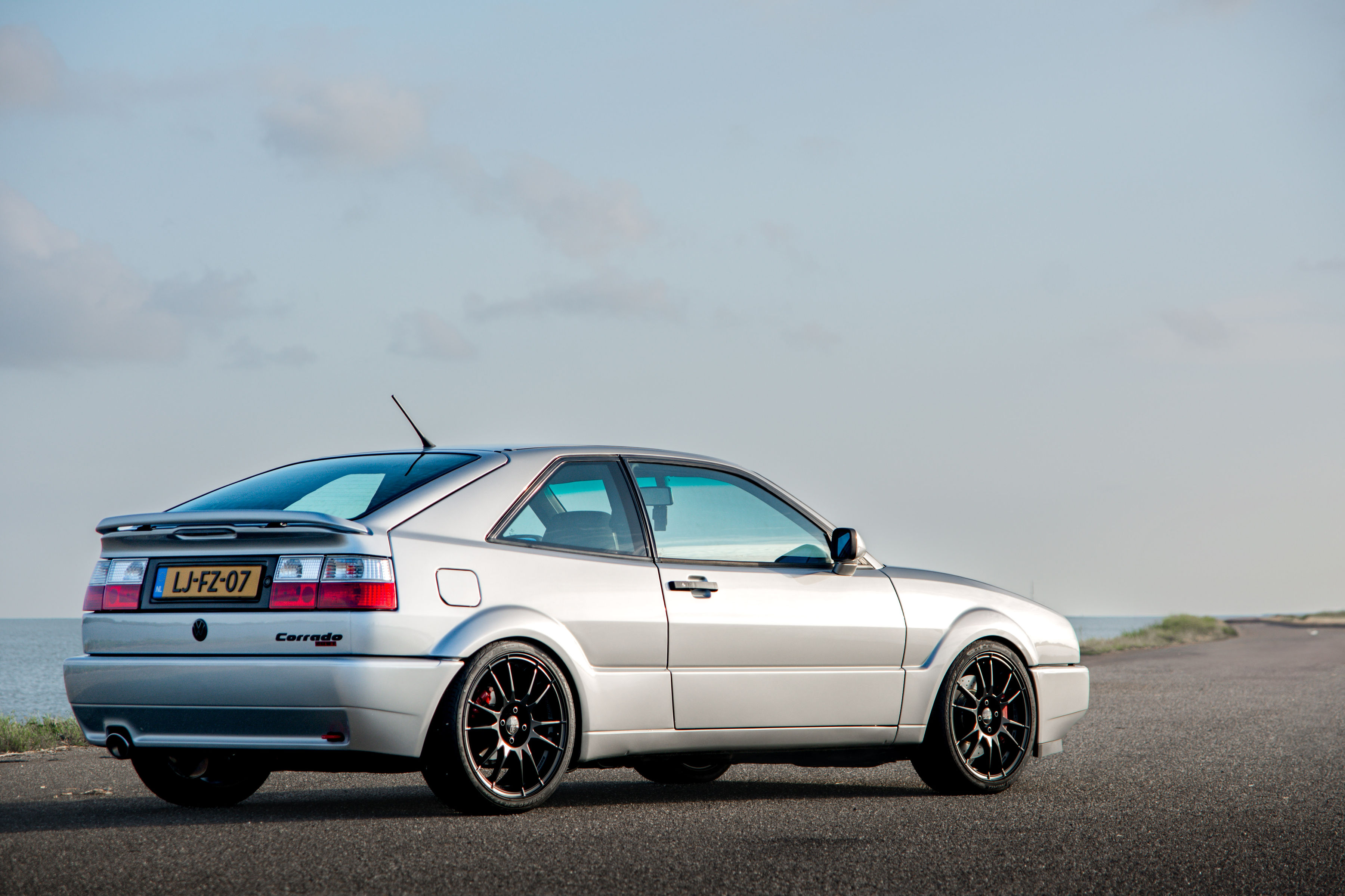 Corrado side profile on the dyke road