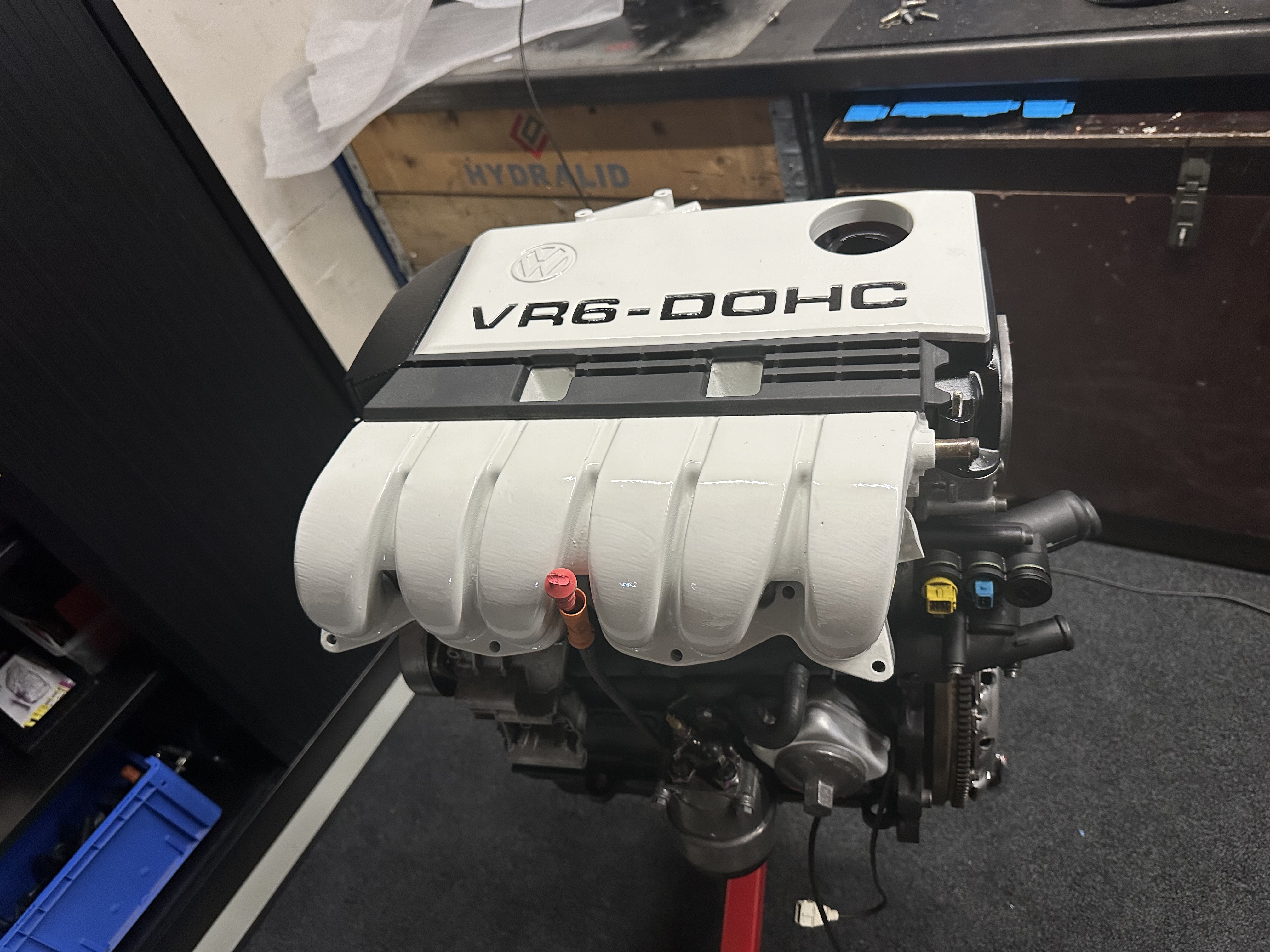 Refreshed VR6 with painted intake